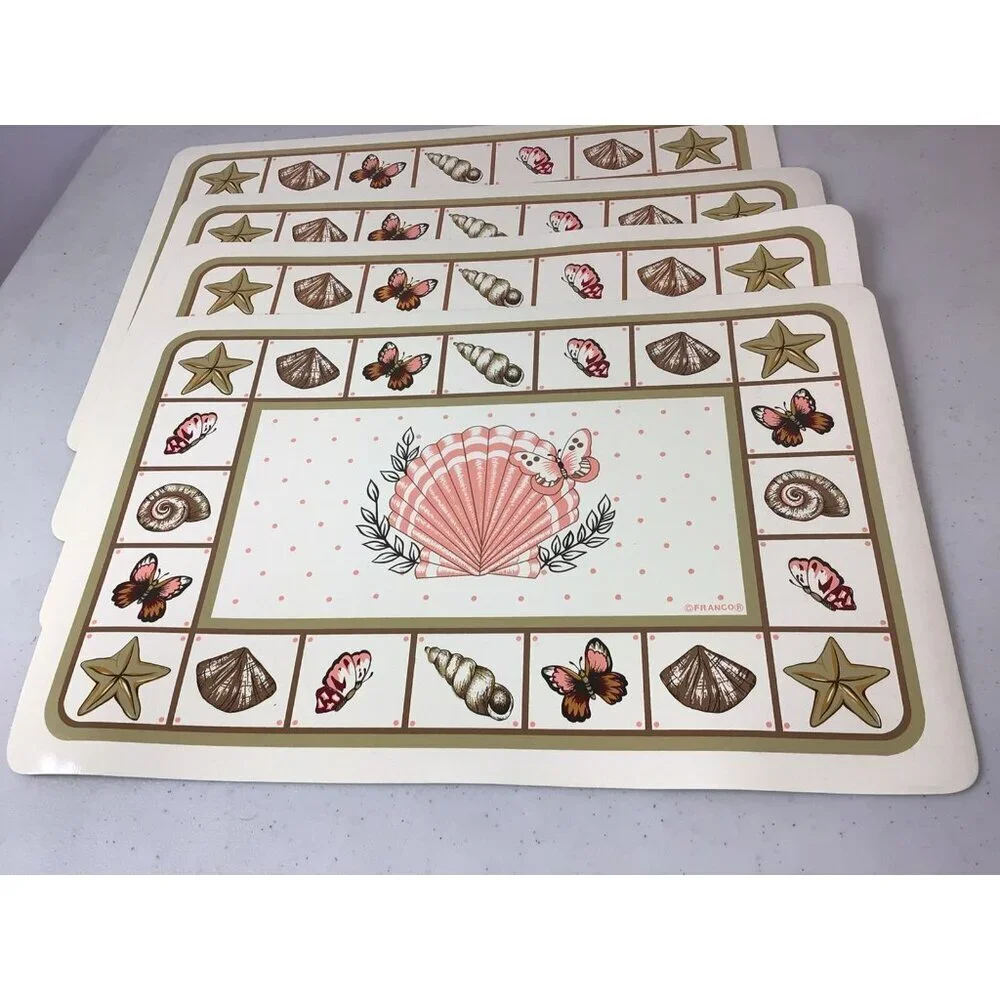 Franco Vintage Placemats Set of 4 Excellent